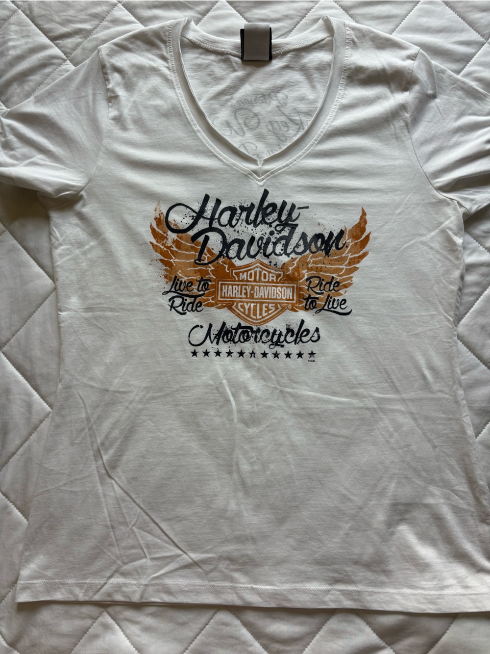 Vintage Y2K Harley-Davidson Key West Florida V-Neck Graphic Tee
